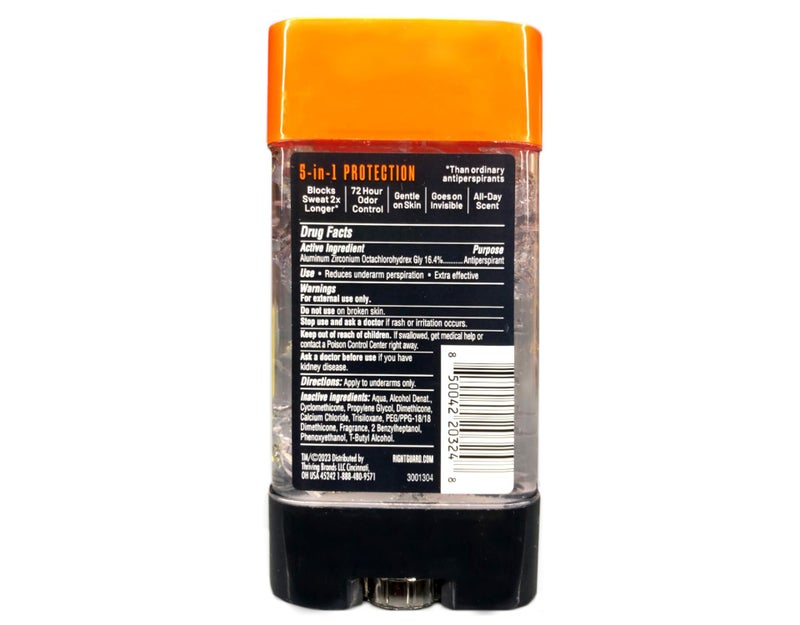 Right Guard Total Defense Anti-Perspirant Deodorant Power Gel Fresh Blast 4 oz (Pack of 4) - Image 3